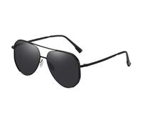 LWROD Lunettes de Soleil Homme Aviateur Premium Retro Polarisées Pilote polarisées classiques extérieur pour la conduite pêche voyage