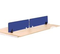 LwsCUiH 2 Bureaux, Panneau de confidentialité, cloison de séparation indépendante, cloison antibruit et insonorisante(Blu,30X60X0.5CM)