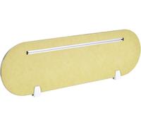 LwsCUiH Cloison de Bureau, Panneau de Compartiment Portable à réduction de Bruit individuelle, Compartiment de Poste de Travail de séparation de Meubles(Giallo,47.2x11.8in)