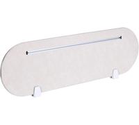 LwsCUiH Cloison de Bureau, Panneau de Compartiment Portable à réduction de Bruit individuelle, Compartiment de Poste de Travail de séparation de Meubles(Beige,39.3x11.8in)