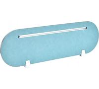 LwsCUiH Cloison de Bureau, Panneau de Compartiment Portable à réduction de Bruit individuelle, Compartiment de Poste de Travail de séparation de Meubles(Blu,47.2x11.8in)