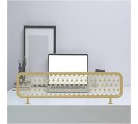 LwsCUiH Cloison de séparation for Salle à Manger, comptoir de Restaurant, cloison décorative en Fer, clôture Basse de 11,8/19,7 Pouces, Personnalisable(Gold-c,19.7x39.4in)