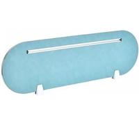 LwsCUiH Cloison de séparation insonorisée for Bureau de vec Pieds de Support(Blu,30X120X0.5CM)