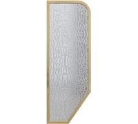 LwsCUiH Écran de séparation d'urinoir, cloison de Toilette Murale for Hommes, écran d'extension de cloison de confidentialité for Toilettes de Centre Commercial,(Gold-b,15.7x43.3in)