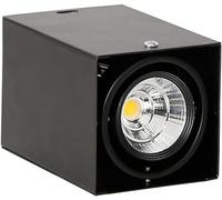 LwsCUiH Projecteurs de plafond encastrés à LED noirs carrés robustes, européens modernes, CRI élevé 80 +, en aluminium, for usage domestique et Commercial(Cool White,20w)