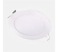 LwsCUiH Robuste 3 W/4 W COB LED Ultra mince panneau LED rond Downlight plafonnier encastré intégré panneau lumineux pour(6000k,4w)