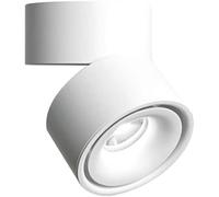 LwsCUiH Robuste Maison Moderne Montage en Surface Plafond Plat Downlight Économie D'énergie Allée Plafond Spot Salon Marché Boutique Panneau Décoratif Lumières Plafonniers(White-White,7W)