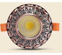 LwsCUiH Spot de Plafond Encastré en Bronze Européen Robuste Antique Vintage Américain Downlight Super Lumineux Commercial Panneau Montage Lampes Salon Chambre