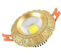 LwsCUiH Spot lumineux Led intégré en Bronze, robuste, rétro, décoration d'intérieur, européen, moderne, Commercial, classique, 7W/5W(Pure-warm White,7W)