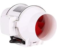 LwsCUiH Ventilateur d'extraction de ventilation de ventilateur de conduit en ligne silencieux for booster de refroidissement de chauffage, tentes de culture, culture hydroponique