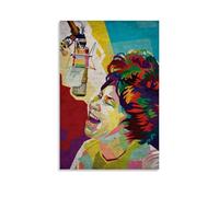 LWSCYMX Aretha Franklin - Affiche sur toile de la série des chanteurs de musique populaire - Décoration murale - Pour chambre à coucher - 20 x 30 cm - Style sans cadre