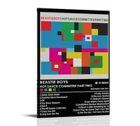 LWSCYMX Beastie BoysAlbum Cover Popular Music Singers Series Poster sur toile Décoration murale Décoration Chambre à coucher 40 x 60 cm Style cadre