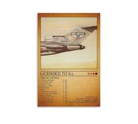LWSCYMX Beastie BoysAlbum Cover Popular Music Singers Series Poster sur toile Décoration murale Décoration Chambre à coucher 20 x 30 cm Sans cadre