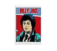 LWSCYMX Billy Joel Poster sur toile de la série des chanteurs de musique populaires - Décoration murale pour chambre à coucher - 50 x 75 cm - Style sans cadre