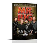 LWSCYMX Mr. BigAlbum Covers - Série de chanteurs de musique populaires - Impression sur toile - Décoration murale - Pour chambre à coucher - 30 x 45 cm - Style cadre