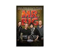 LWSCYMX Mr. BigAlbum Covers - Série de chanteurs de musique populaires - Impression sur toile - Décoration murale - Pour chambre à coucher - 40 x 60 cm - Style sans cadre