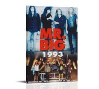 LWSCYMX Mr. BigAlbum Covers - Série de chanteurs de musique populaires - Impression sur toile - Décoration murale - Pour chambre à coucher - 40 x 60 cm - Style cadre