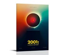 LWSCYMX Poster sur toile « A Space Odyssey » de 2001 - Art mural décoratif pour chambre à coucher - 30 x 45 cm - Style cadre