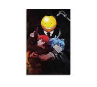 LWSCYMX Poster sur toile d'anime classique Assassination Classroom - Décoration murale pour chambre à coucher - 60 x 90 cm - Style sans cadre