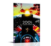 LWSCYMX Poster sur toile de films et séries télévisées classiques 2001 A Space Odyssey - Décoration murale pour chambre à coucher - 60 x 90 cm - Style cadre