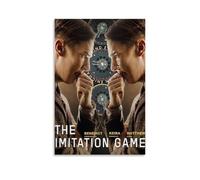 LWSCYMX Poster sur toile The Imitation Game - Films et séries télévisées classiques - Art mural décoratif pour chambre à coucher - 30 x 45 cm - Style sans cadre