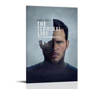 LWSCYMX The Terminal List - Poster sur toile de films et séries télévisées classiques - Décoration murale pour chambre à coucher - 60 x 90 cm - Style cadre
