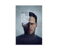 LWSCYMX The Terminal List - Poster sur toile de films et séries télévisées classiques - Décoration murale pour chambre à coucher - 60 x 90 cm - Style sans cadre
