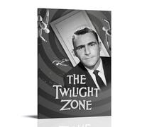 LWSCYMX The Twilight Zone Poster sur toile classique de films et séries télévisées - Décoration murale pour chambre à coucher - 50 x 75 cm - Style cadre