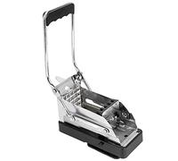 Lwuey Coupe Pomme de Terre Frite Antidérapante, Manuel Découper Acier Inoxydable Ménager Professionnel Ventouse Outils Cuisine Allant Lave-Vaisselle Poignée Amovible Lames Concombres Oignons Carottes