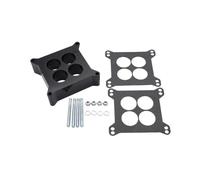 Lwuey Kit D'Entretoise de Carburateur 9134,Phénolique Standard D'Origine Pochette 4 Joints Admission Reparation Membrane Pack Complet Barillets Bakélite Automatiques Portage 4BBL SBC BBC BB SB