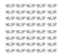 Lwuey Pêche Double Hochet, Portable ABS Hochet Mer Attracteur Bell Perles Accessoire Hochets de Ligne Poisson Leurres Sonores pour Leurre Cloches S'attaquer Cannes Plein Air Accessoires 40 PCS