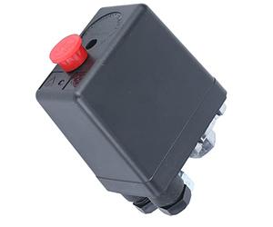 Lwuey Pressostat de compresseur d'air, max 175 PSI Compresseur d'air mécanique Régulateur Valve de régulation G1/4" Interface 220 V 20 A Contrôleur de pression de sécurité Valve de décharge de
