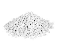 Lwuey Triangle en Céramique pour Polissage, Abrasifs Matériau Ensemble Finition Bijoux Support Remplissage Granulés Pierre Vibrations Roches Médias Grains Blanc Culbutage Gobelets Meulage 4mm 500g