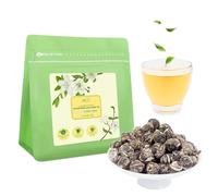 LWXLJMJZC-Thé au Perles de Dragon Jasmin-Thé Vert Aux Fleurs de Jasmin-Thé En Vrac Jasmine Pearls Green Tea(Convient Pour Le Chaud Et Le Froid) 100g