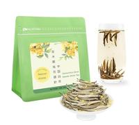 LWXLJMJZC-Thé Blanc Aiguille D'Argent Osmanthus-Silver Needle Chinois-Thé en Vrac-Mélange D'Osmanthus 50g