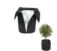 LWZko 2 pièces Sac Antigel pour Plantes en Pot, Housse Thermique pour Plantes en Pot, 40 x 50 cm, Housse Hivernage Plante Exterieur avec Fermeture Éclair et Doublure Isolante pour Pots Extérieurs