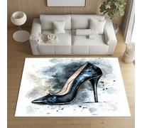 Lwznbio Grand Tapis Lavable en Machine 200x300 cm Talons Hauts Carpet Antidérapant Chambre Adulte Aquarelle Graffiti Tapis Doux pour Salon, Bureau, Balcon Terrasse, Salle à Manger