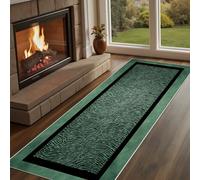 Lwznbio Tapis de Couloir Imprimé Léopard Vert, Imprimé Tigre Tapis Cuisine 90x240 cm, Lavable Tapis de Couloir, Tapis de Passage pour Interieur, Chambre à Coucher, Buanderie