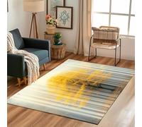 Lwznbio Tapis de Cuisine Antidérapant 60x180 cm Forêt de Bouleaux Carpet Intérieur Doux Végétation Naturelle Tapis Chambre Lavable pour Chambre Adulte, Couloir, Cuisine, Descente de Lit