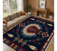 Lwznbio Tapis de Salon Antidérapant 120x160 cm Carpet Doux Chambre Enfant Tapis Lavable Poil Ras pour Salle de Jeux, Cuisine, Salle à Manger, Chambre