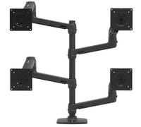 Lx Dual Stacking Arm Extension And Collar Kit Matte Black