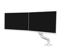 Ergotron – Kit de montage LX Pro – Bras double pour 2 écrans LCD aluminium blanc jusqu'à 27 pouces