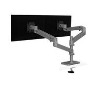 Ergotron LX Pro - Kit de montage (bras d'empilage double) - pour 2 écrans LCD - montage à œillet - aluminium - gris foncé - Taille d'écran : jusqu'à 24 pouces - montrable sur bureau G