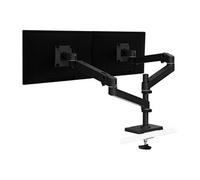 LX Pro - Kit de montage (bras d'empilage double) - pour 2 écrans LCD - montage à oillet - aluminium - noir - Taille d'écran : jusqu'à 24 pouces -