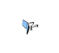 Ergotron Support écran LX – Double bras pour 2 écrans 15–27 pouces (38,1–68,6 cm) Aluminium poli