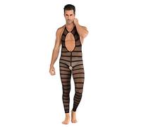 Lxadritea Culotte gainante pour homme - Collants sans bretelles - Une pièce - Combinaison Romper - Sous-vêtements - Taille unique