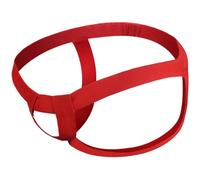 Lxadritea Culotte masculine avec large bande élastique et œillets, coupe ajustée, sous-vêtement gainant pour homme, élastique doux et confortable, multicolore, rouge, taille unique