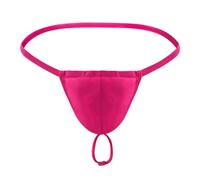 Lxadritea String pour homme avec tissu de natation et anneau de maintien doux et confortable Taille unique, Rose, taille unique