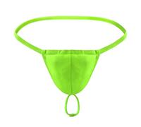 Lxadritea String pour homme avec tissu de natation et anneau de maintien doux et confortable Taille unique, vert, taille unique