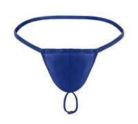 Lxadritea String pour homme avec tissu de natation et anneau de maintien doux et confortable Taille unique, bleu, taille unique